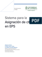 Nro 3. Sistema de Información para La Asignación de Citas en EPS