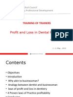 DR Dwarika - Profit and Loss in Dental Practice