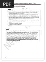 OET Reading Samples for Nurses | PDF