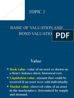 Topic 2 Bond Valuation