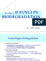 Use of Fungi in Biodegradation