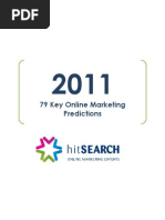 Download Hit Search Online Marketing Predictions for 2011 by Hit Search  SN45838582 doc pdf
