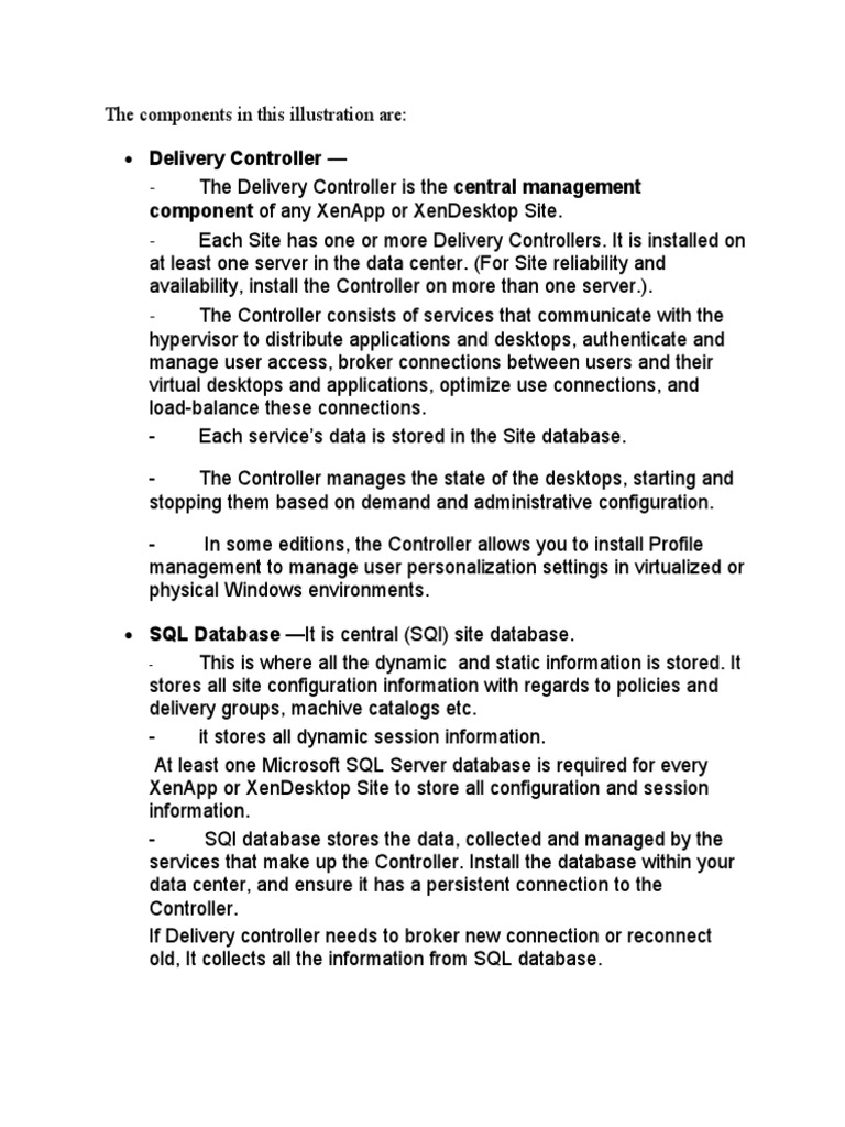 The Components in This Illustration - Detailed Review | PDF | Databases ...