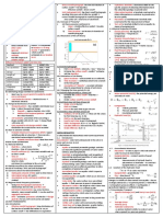 CVEN3501 One Page Summary