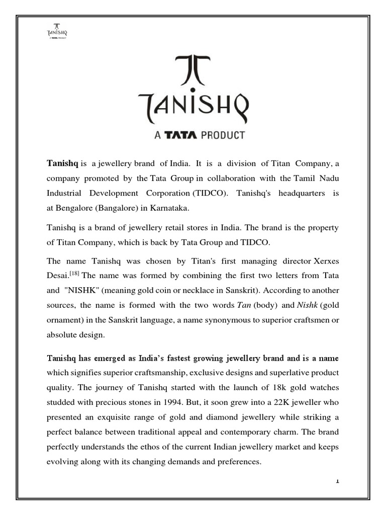 Meaning Tanishq Collection Names Tanishq Means 2025