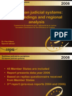 European Judicial Systems: 2008 Findings and Regional Analysis