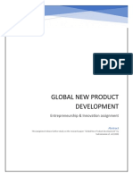 Global New Product Development: Entrepreneurship & Innovation Assignment