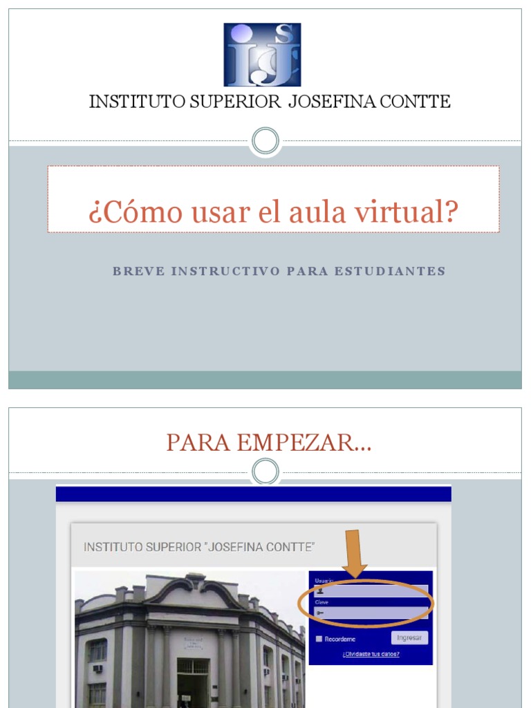 Instrucciones para el Aula Virtual Contte | PDF | Foro de Internet ...