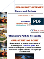 Oklahoma Budget Overview: Trends and Outlook, December 2010