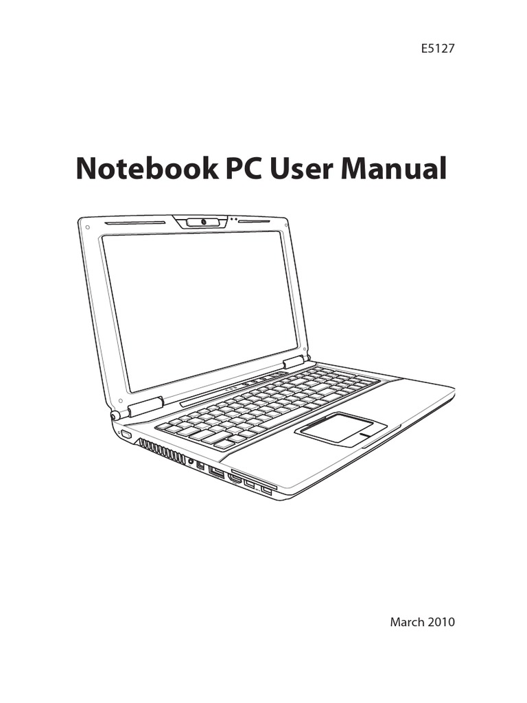 Notebook PC User Manual | PDF | Usb | Laptop