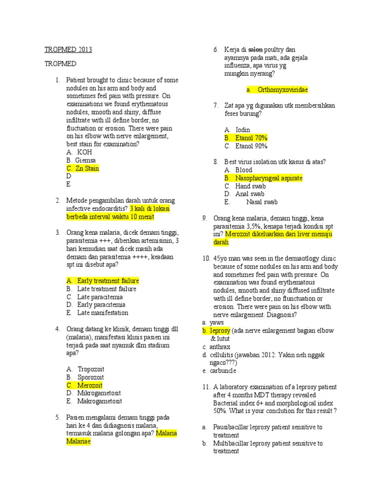 Compiled Tropmed 2014 Ivan Epidemiology Health Sciences
