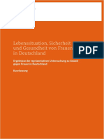 Lebenssituation Sicherheit Und Gesundheit Von Frauen in Deutschland Data PDF