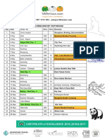 London 2020 Itinerary