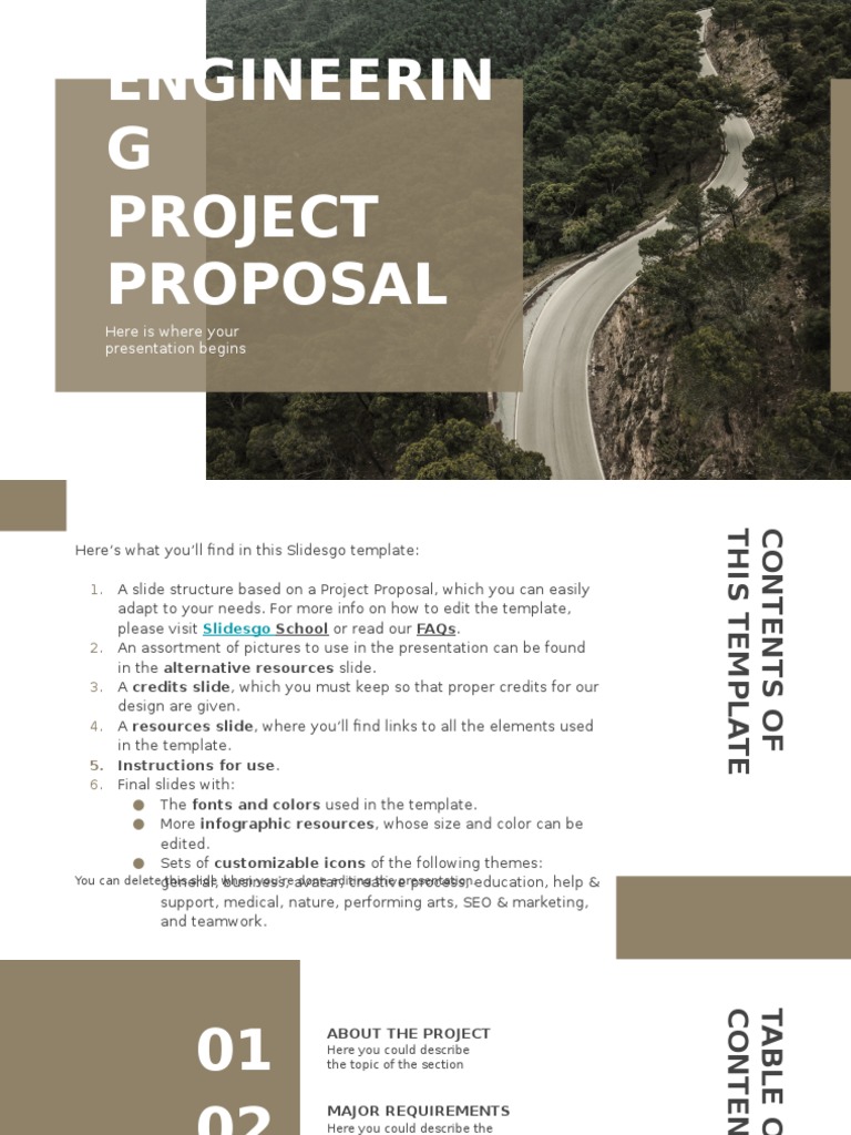 Engineering Project Proposal by Slidesgo | PDF | Planets | Solar System