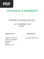 Data Compression Assignment