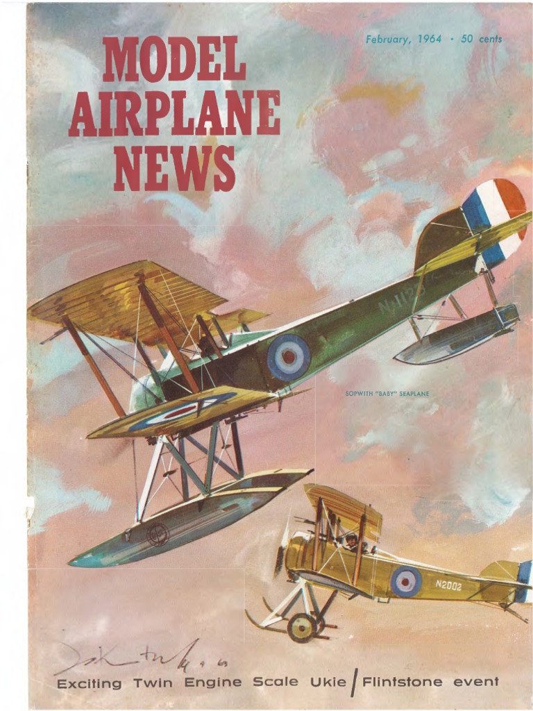 Model Airplane News February 1964 Digital, PDF, Manufactured Goods