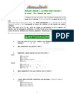 Questionnaire - Espace Jeunes PDF