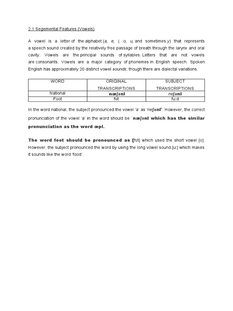 Understanding English Vowel and Consonant Sounds | PDF | Vowel | Consonant