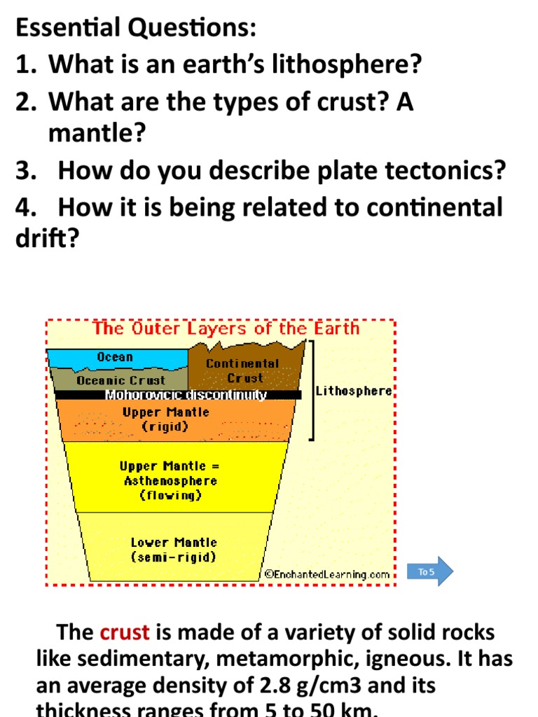 Grade 10 Science: Lithosphere & Tectonics | PDF | Plate Tectonics ...