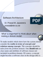 Software Architecture: Dr. Prasad M. Jayaweera Prasad@dsv - Su.se