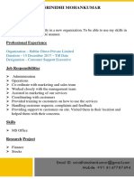 Srinidhi M Resume - 30.03.2020 PDF