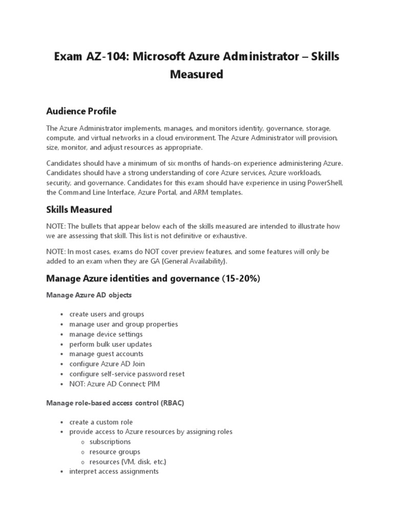 AZ-104 Zertifizierungsantworten | Maxtic