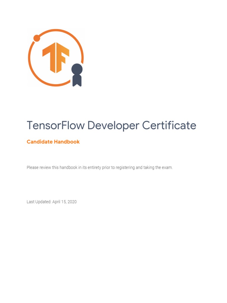 google tensorflow certification