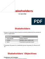 Managing Stakeholders Effectively