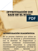 Investigación diagnóstica y descriptiva