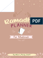 Printable Ramadhan Planner For Muslimah PDF