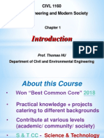 CIVL 1160 Introduction to Civil Engineering and Modern Society