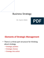 Business Strategy: Dr. Sami Ullah