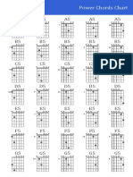 Guitar Power Chords Chart PDF