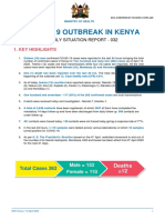 COVID-19 OUTBREAK IN KENYA DAILY SITUATION REPORT - 032 