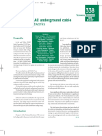 Statistics of AC Underground Cable