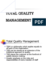 Total Quality Management (TQM)