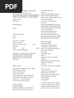 Generator Set Start-Up Checklist: Open Enclosed Generator Sets