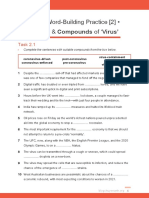 Advanced Word-Building Practice  - Derivatives & Compounds of 'Virus