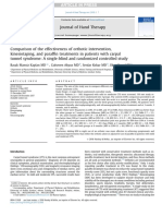 Journal of Hand Therapy: Scienti Fic/clinical Article