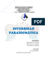 Informe Diversidad Paradigmatica