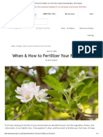 When & How To Fertilizer Your Fruit Trees - Organic Gardening Blog - Grow Organic PDF