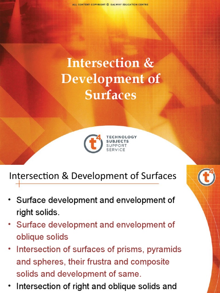 Surface Development and Intersection Techniques | PDF
