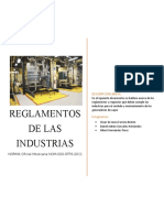 Reglamentos de Las Industrias