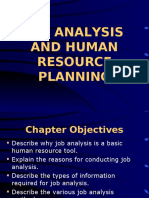 Job Analysis and Human Resource Planning