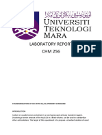 Laboratory Report CHM