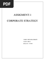 Assigment 2 of Corporate Strategy