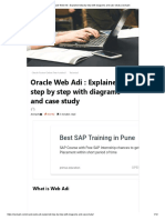 Oracle Web Adi steps explained with diagrams