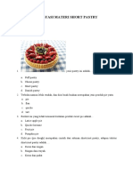 Evaluasi Materi Short Pastry