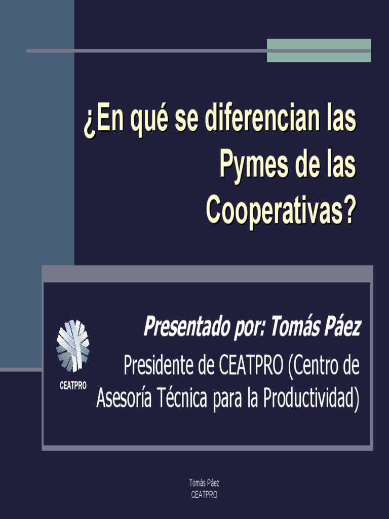 pymes_En qué se diferencian las coperativas | PDF | Pequeñas y medianas ...