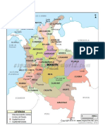 Mapa Político Colombia